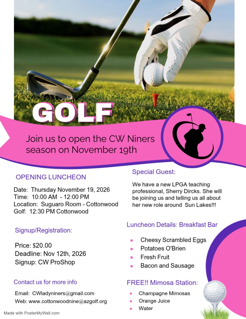 Ladies Golf Luncheon 11-19-26
